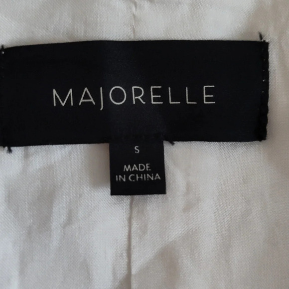 MAJORELLE Star Studded White Romper Size Small - Picture 4 of 5